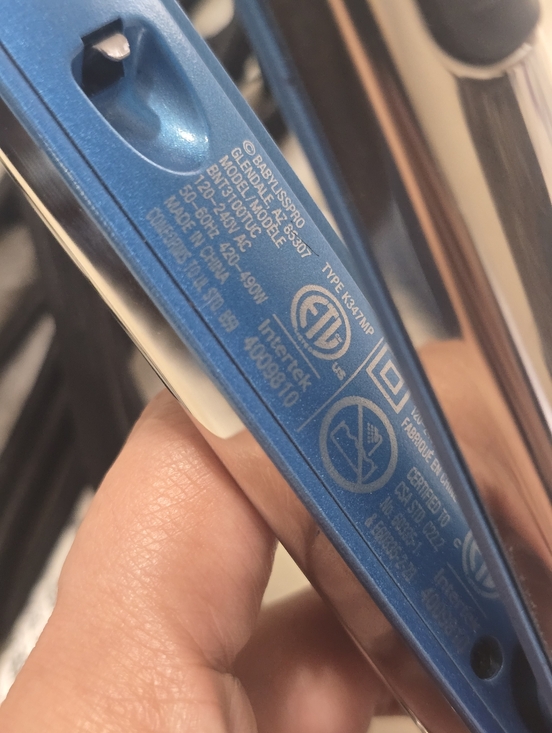 BaBylissPRO Nano Titanium 1" Metallic Blue Multi-Styler EUC - Picture 14 of 14